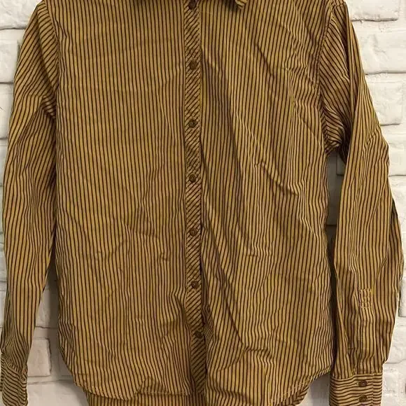 Urban Outfitters Vertical Stripe Button Down Top Size Small - Picture 4 of 8